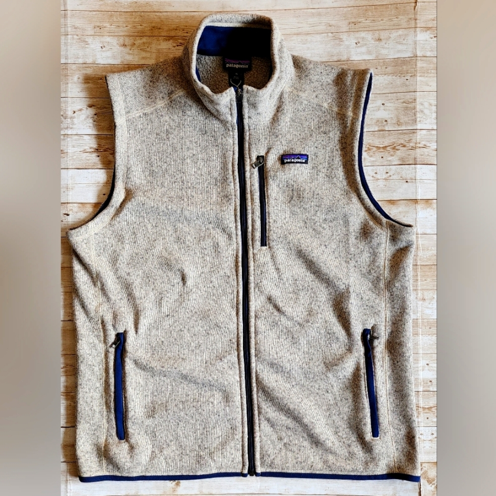 NWT Patagonia Men's Better Sweater Fleece Vest Size XLarge Grey